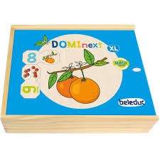 Εκπαιδευτικό Παιχνίδι DOMInext XL Φρούτα & Λαχανικά,  Beleduc